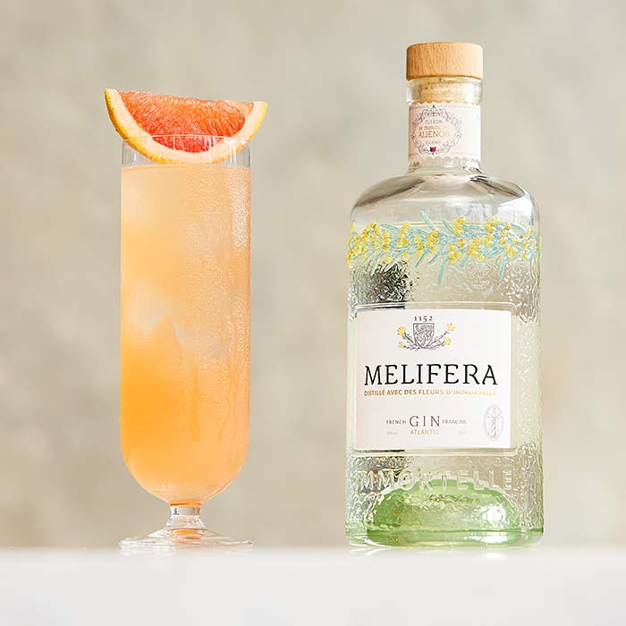 Melifera-cocktail-gin-immortelle-Melona