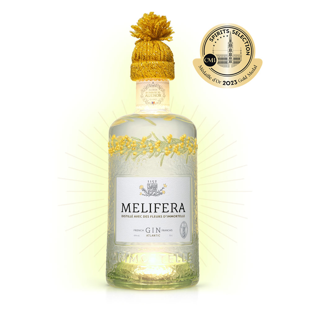 Melifera-gin-francais-bio-bouteille-lumineuse-cadeau-noel