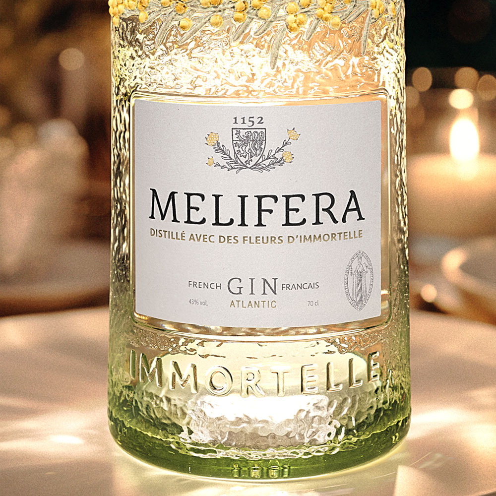 Melifera-gin-francais-bio-bouteille-lumineuse